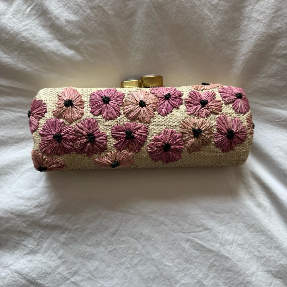 Aerin Floral Embroidered Clutch